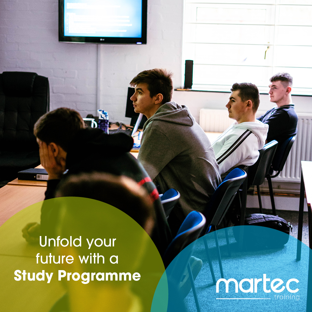 MartecTraining's tweet photo. Unfold your future with a Study Programme!

Our fully funded #studyprogrammes include a tailored learning plan, helping you advance your skills and knowledge to gain a nationally recognised #qualification.

Find out more: 👇
https://t.co/tkeT2a724D 

#martec #buildyourfuture https://t.co/yR5xqBxvkA