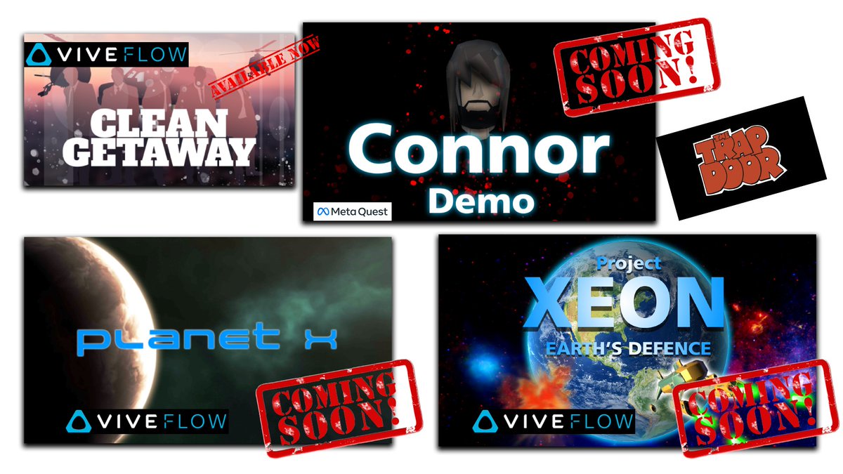 Busy busy busy. thought I would just catch up on what's coming in next few weeks :) #indiegame #gamedevs  #VR #MetaQuest2 #pointandclick #adventuregame #htcvive