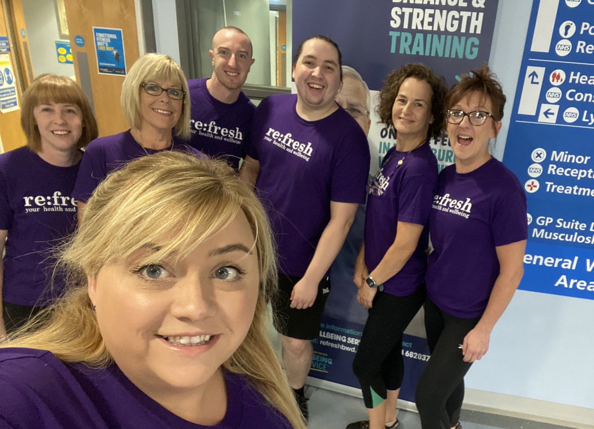 The <a href="/refreshbwd/">refresh BwD</a> are at Darwen health centre for our Functional fitness MOTs come down and test your flexibility, balance and strength #fallsprevention