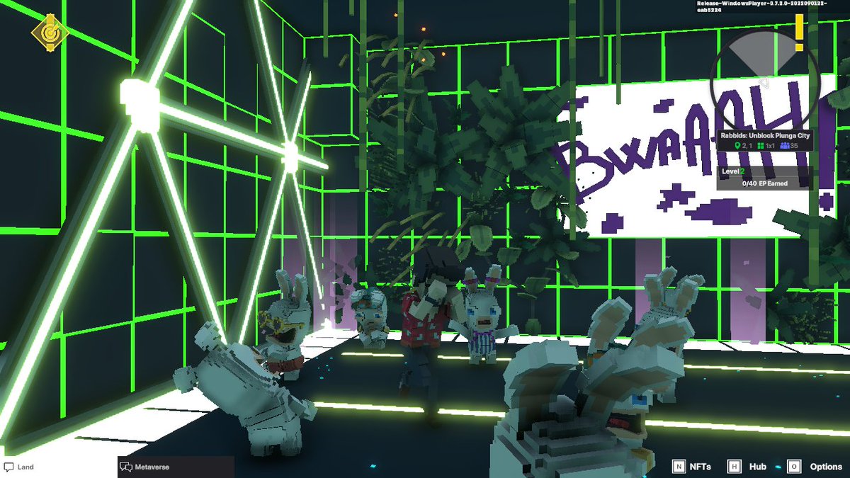 KimberLeck's tweet photo. @TheSandboxGame @RabbidsOfficial I just participated in the #SandboxAlphaS3Giveaway for a chance to win 500 SAND! Found the Disco Rabbid, check out my screenshot below!
👇 https://t.co/7RcnuBJPG0