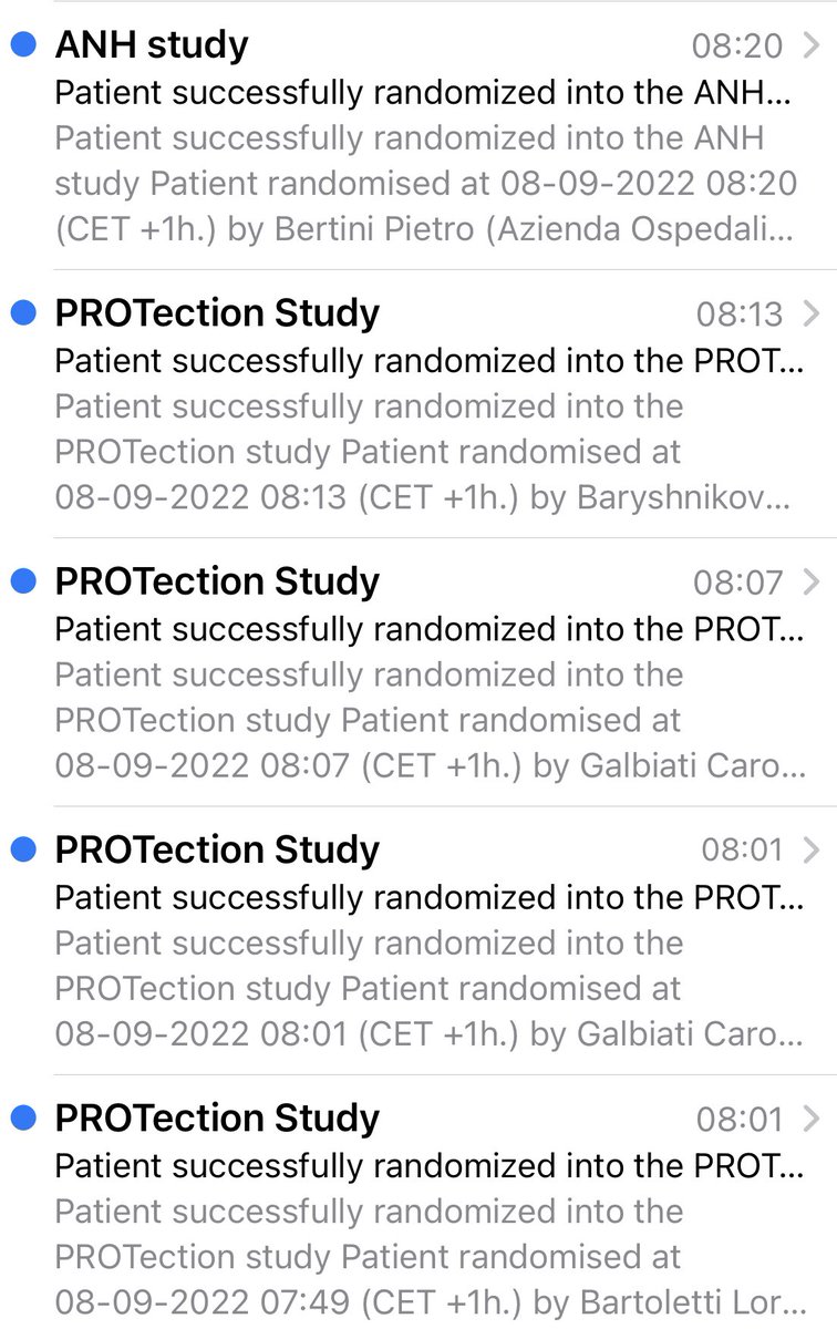 4 patients randomized into the #PROTECTIONtrial in 12 minutes in 3 centers! you are ROCK!