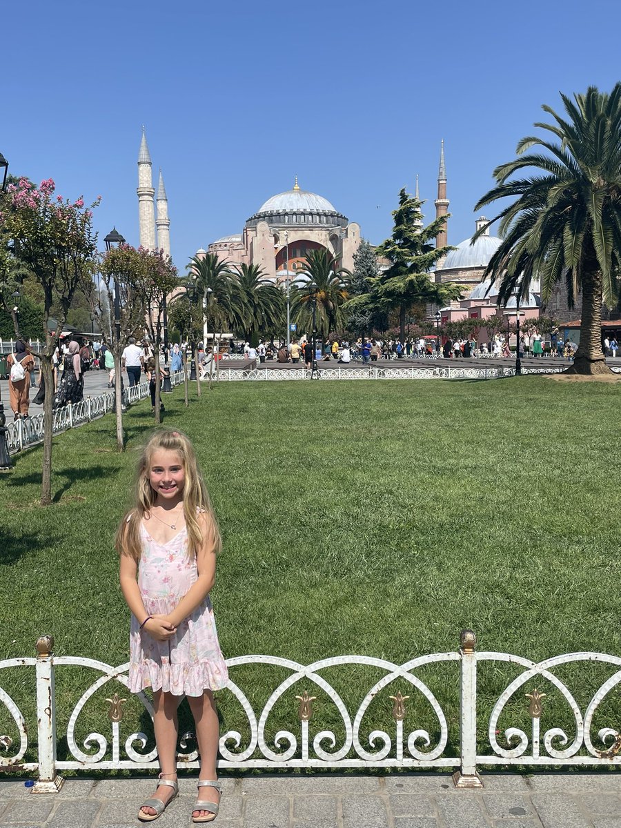 DomTulett's tweet photo. She finally made it - to the #TopBunk and to the far edge of Europe. Our final train, the sleeper to #Istanbul. At the end we sat quietly by the Bosphorus, watching boats sail to Asia, with 4300km and a whole summer holiday behind us #travelwithkids #sleepertrains #travel https://t.co/y8IxwXinB6