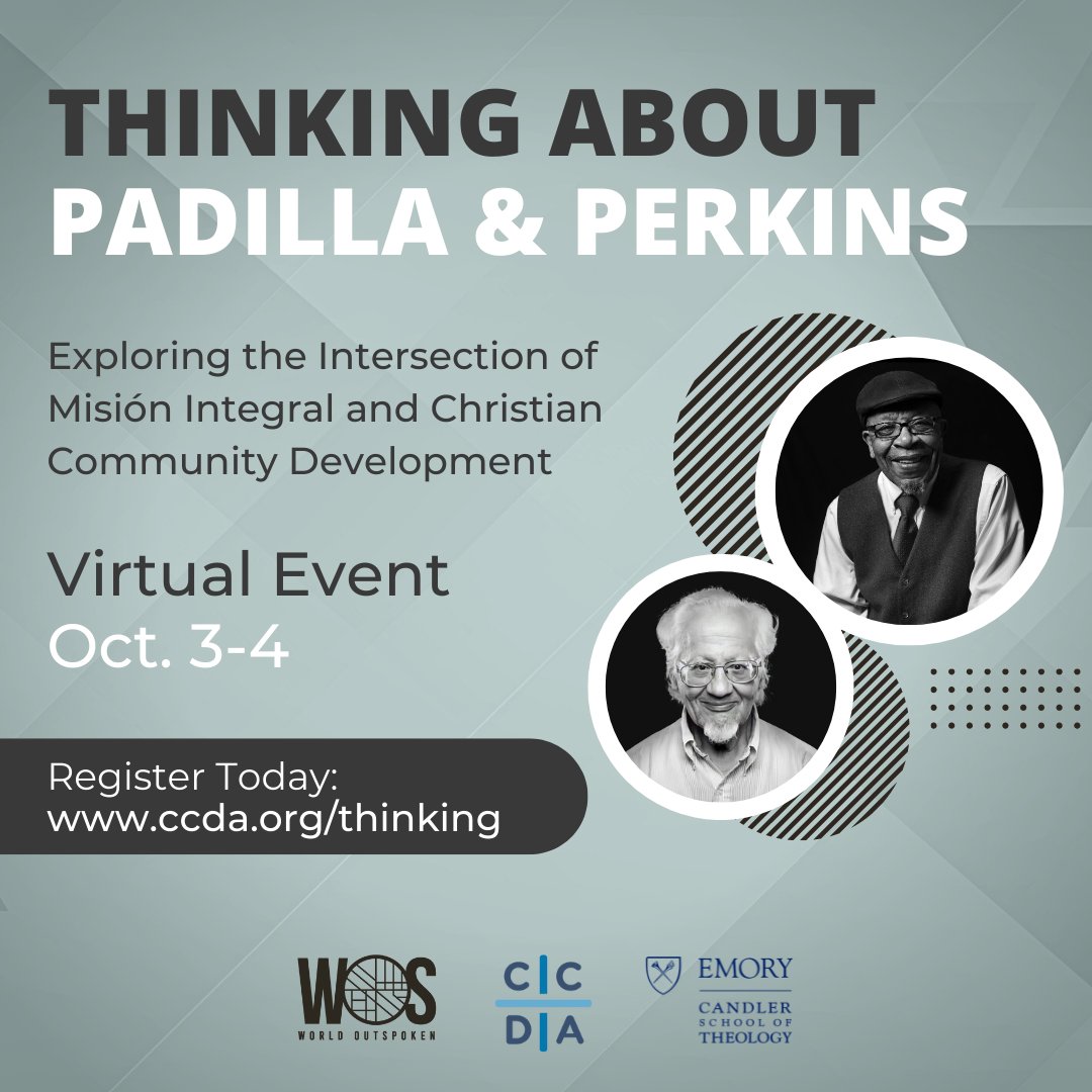 iamccda's tweet photo. On Oct 3 &amp; 4,  we will have a unique dialogue between scholars and practitioners where the intersection between these theologies “from below” will be explored.

We partnered with @worldoutspoken and @candlertheology to have this learning experience.

https://t.co/PKLyFmhjkW https://t.co/9AdBpxrlHm