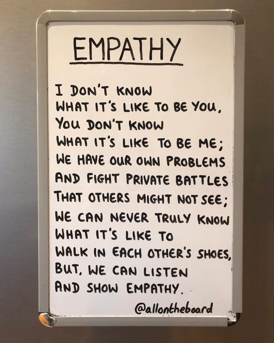 loubs44's tweet photo. #Empathy #empathicleader #BeKindAlways https://t.co/RdV8AIeGpU