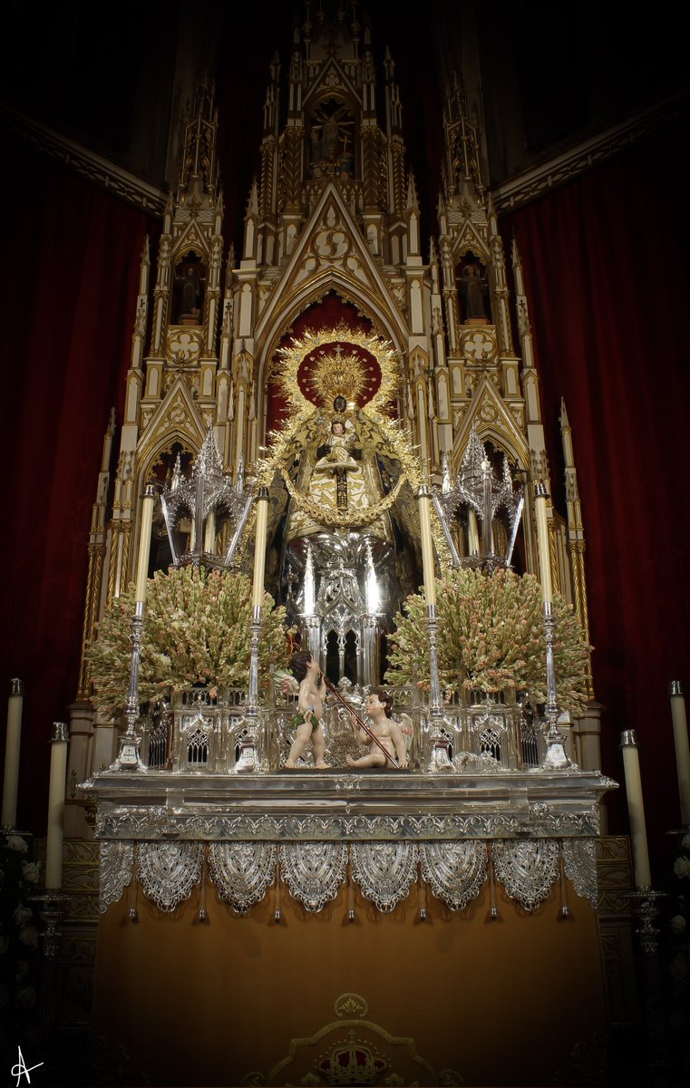 ChipionaCofrade's tweet photo. Así amanece en el Santuario de Regla en el día de su Natividad, con su paso cuajado de nardos. Que bajo su intercesión poderosa quedemos protegidos bajo su manto maternal inundados de su Gracia.

¡Viva la Virgen de Regla!
¡Viva la Patrona de Chipiona!
¡Viva la Madre de Dios! https://t.co/qp6STHx6j0