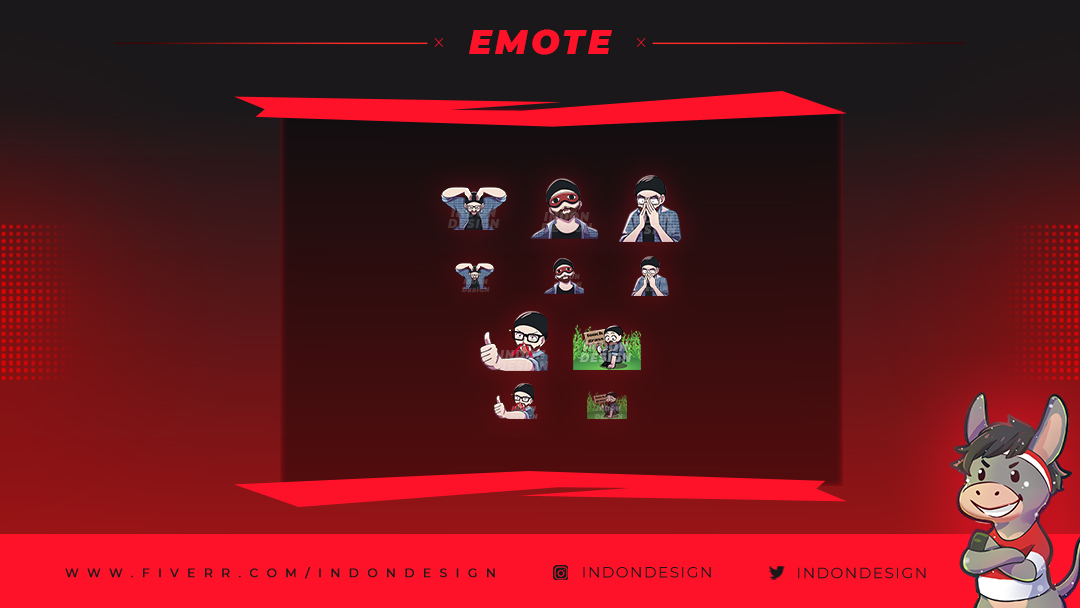 IndonDesign's tweet photo. One of favorite emote we create it for client @Xelcron_
We will always design emote exclusive for you.
Contact us for your ideas :D
#emote #twitch #twitchemote #emotecutes #twitchtutorial #twitchstreaming #cartoonemotes #chibiemotes #textemote #characteremote https://t.co/3w8gFcBlp5