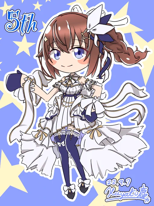 そらちゃん5周年おめでとうございました!!#soraArt #ときのそら5周年記念 #ホロライブプロ5周年 