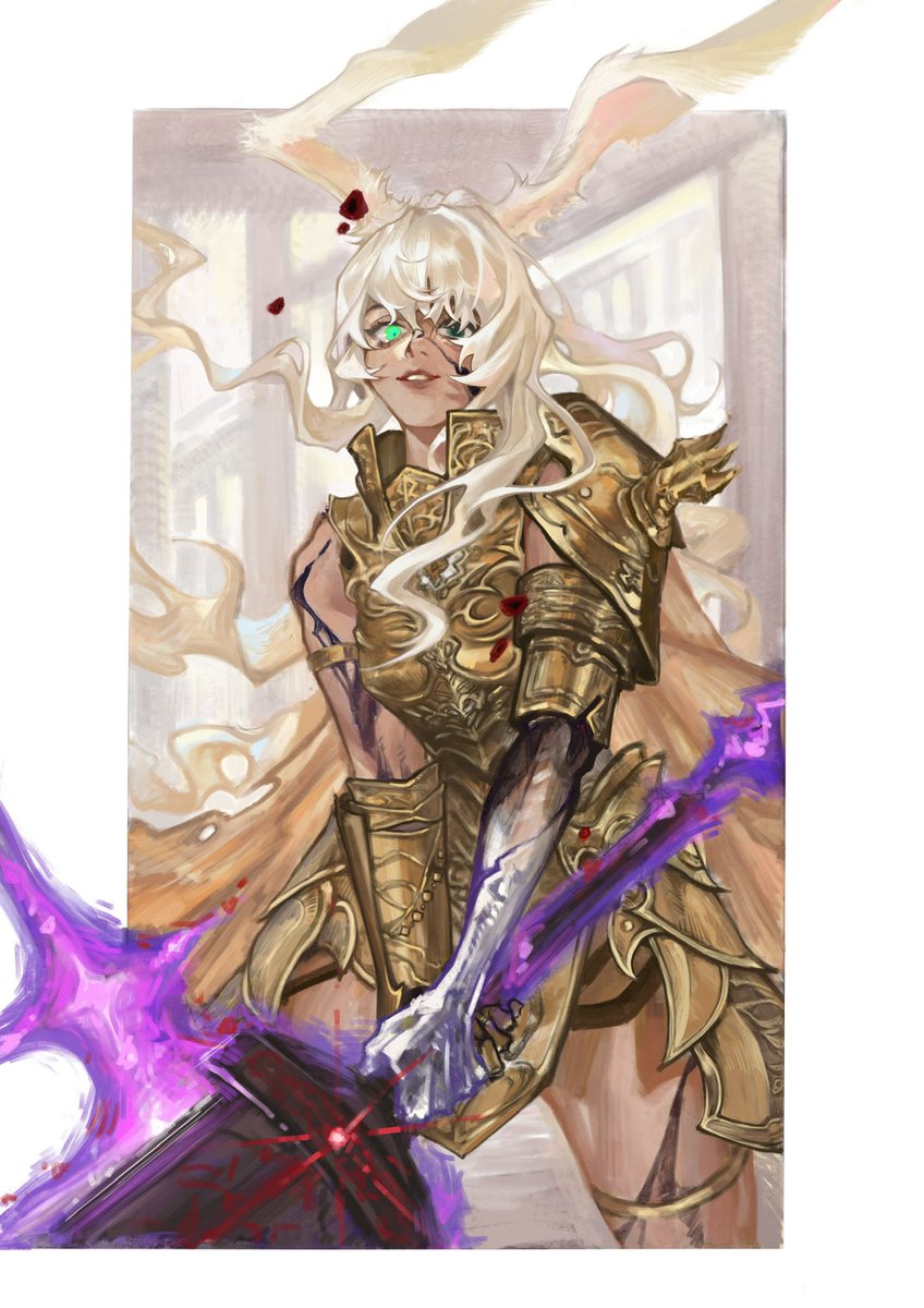 我可爱的暗黑骑士兔兔
#FF14