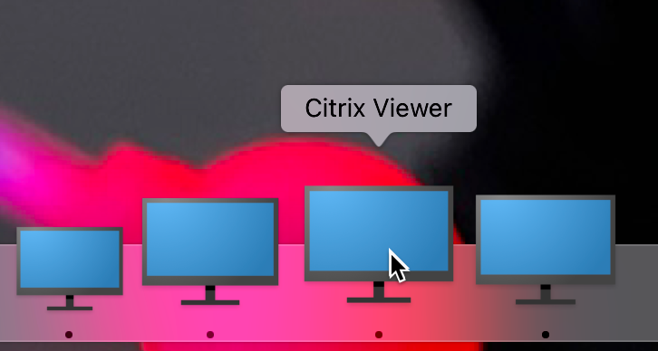 _qwertzu's tweet photo. It would be very nice to see the name of the Desktop / Application here instead of just "Citrix Viewer". Heard that request often from customers too #CitrixWorkspace #MacOS  #featurerequest https://t.co/sOvVkYLX7L