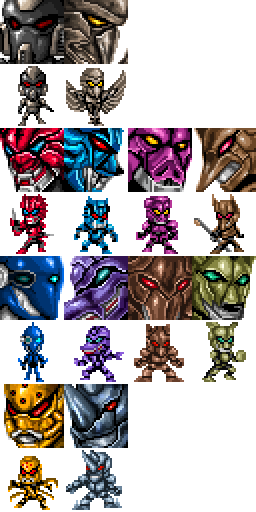 シャドウステークに出てくる変身キャラのドット絵アイコン見てー。ネタバレ防止系とか差分とかは省いてるから本当はまだありますけども!
プレイヤーの方だと通じると思うのですが、半分くらい出番僅かな連中なの再実感しますね・・・