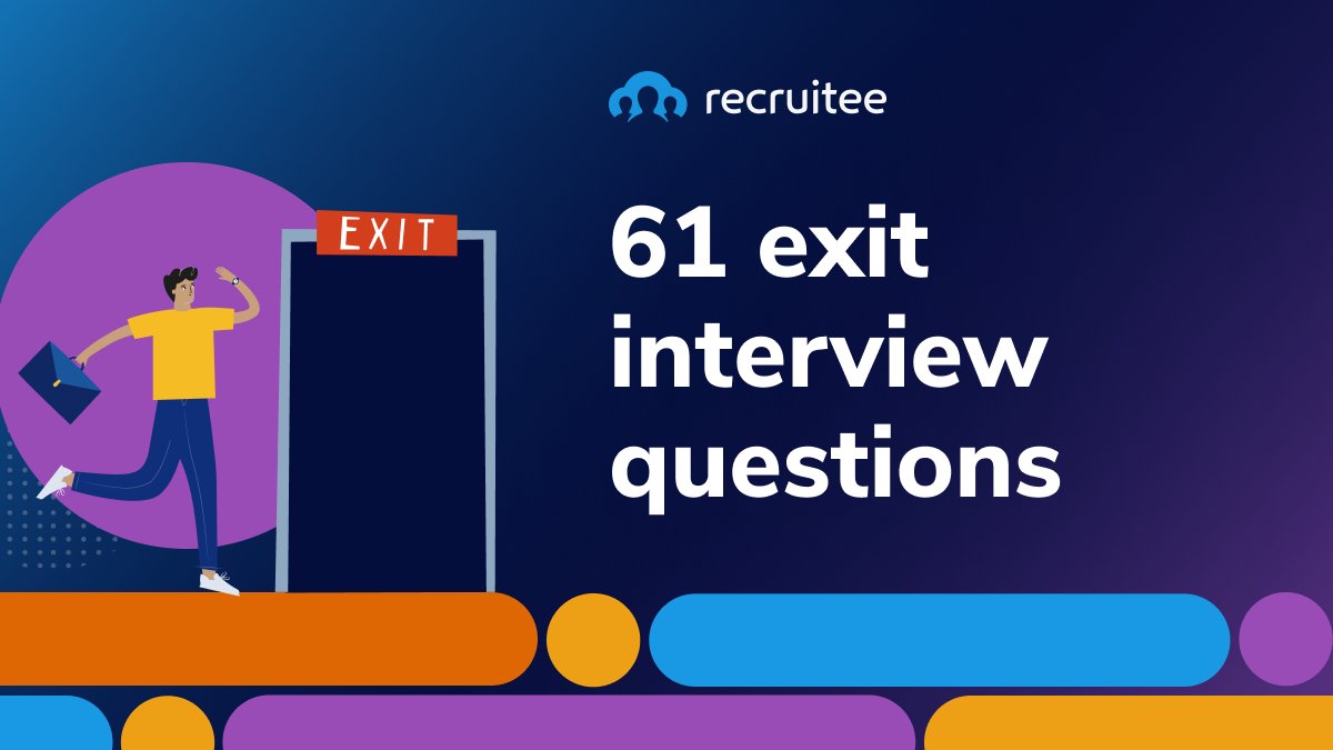 recruitee's tweet photo. Poorly structured exit interviews can feel awkward for all involved...
especially if they feel like a waste of time! 

Read our blog to learn 61 exit interview questions tailored to a variety of situations:
 
https://t.co/AQ4ZI6SumA
#ExitInterviews #HR #HRtech https://t.co/TgbocxKDaj