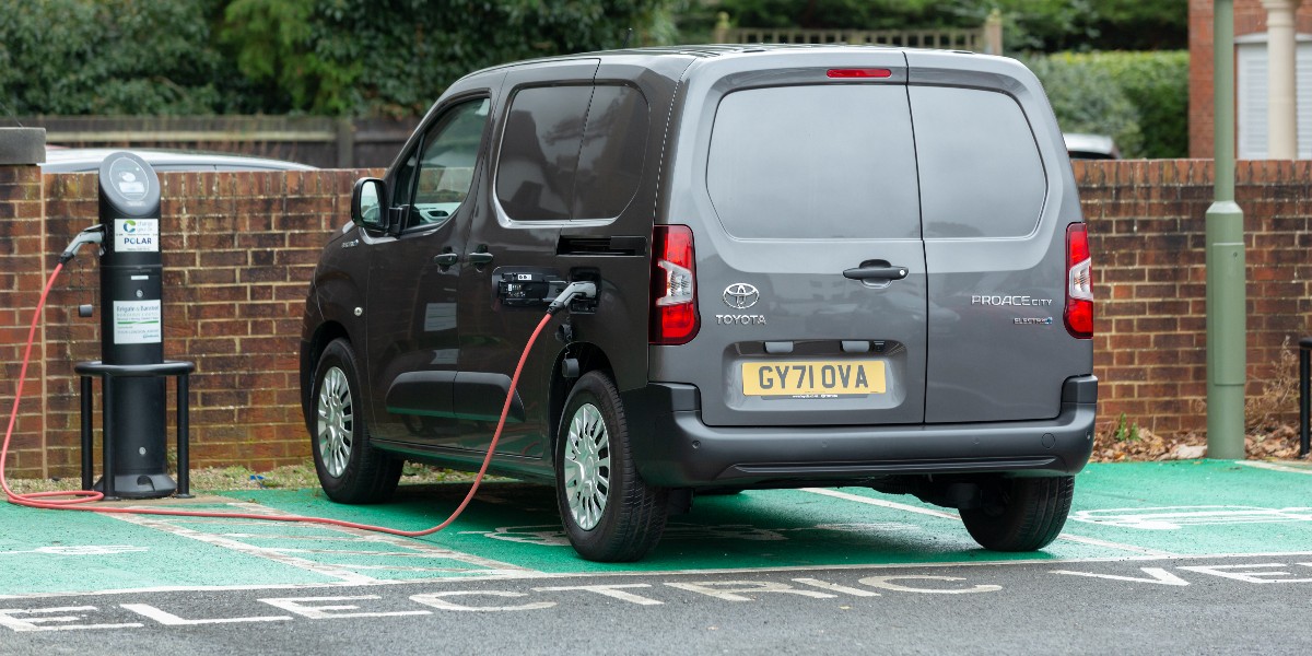 Are you considering an electric van for your business? Take a closer look at the all-electric Toyota #Proace City. #vanlife