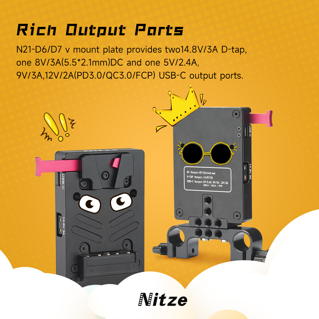 NitzeVideo's tweet photo. Nitze Update version of V mount battery plate
Model No.:N21-D6/N21-D7
Link of Amazon:
N21-D6:
Amazon US: https://t.co/CDK6Zzu96X
Amazon UK: https://t.co/ct8zprQSpi
N21-D7:
Amazon US: https://t.co/rsu7lBgBwm
Amazon UK: https://t.co/IuUcpHIlCX
#nitze #nitzevmountrigs #batterypalte https://t.co/3DYyZelH2G