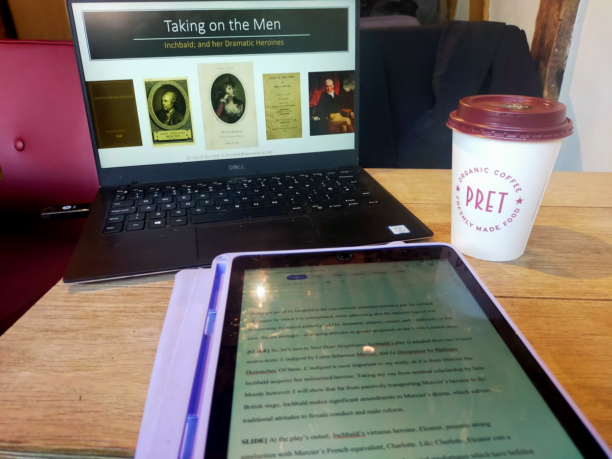 sburdett22's tweet photo. Up in Oxford today for Inchbald bicentenary conference - first in-person conference for me post-covid! #ElizabethInchbald #Oxford #AcademicChatter https://t.co/i0kFJZPKWt
