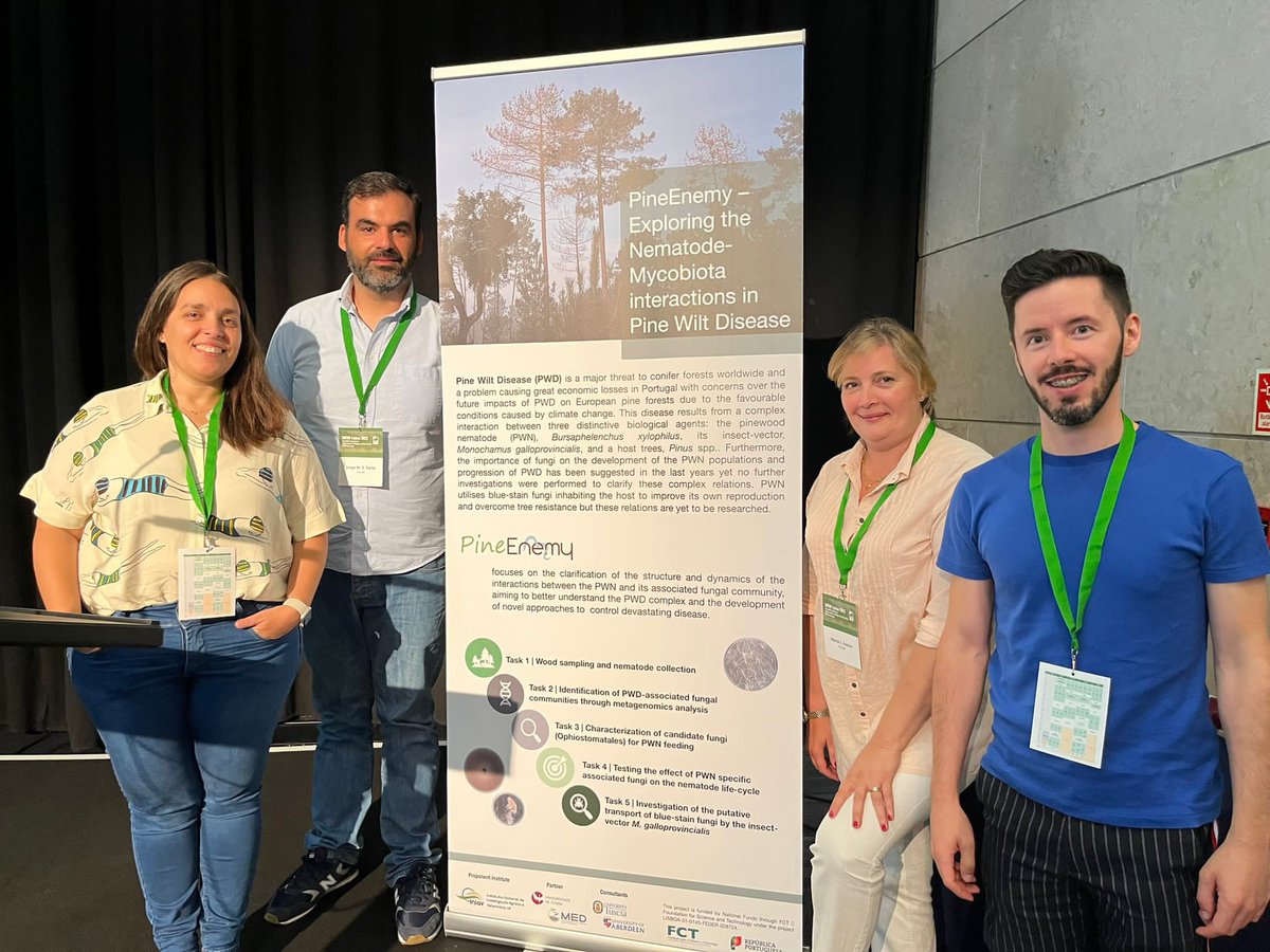 PineEnemy (@enemypine) on Twitter photo PineEnemy was represented #IUFRO2022 by three oral communications about our results and future perspectives. <a href="/VicenteCSL/">Claudia S L Vicente</a> <a href="/InacioLurdes/">Maria L Inácio - NemaINIAV</a> <a href="/JorgeMSFaria1/">Jorge M. S. Faria</a> <a href="/David1822/">David Pires</a> PineEnemy was represented #IUFRO2022 by three oral communications about our results and future perspectives. <a href="/VicenteCSL/">Claudia S L Vicente</a> <a href="/InacioLurdes/">Maria L Inácio - NemaINIAV</a> <a href="/JorgeMSFaria1/">Jorge M. S. Faria</a> <a href="/David1822/">David Pires</a>