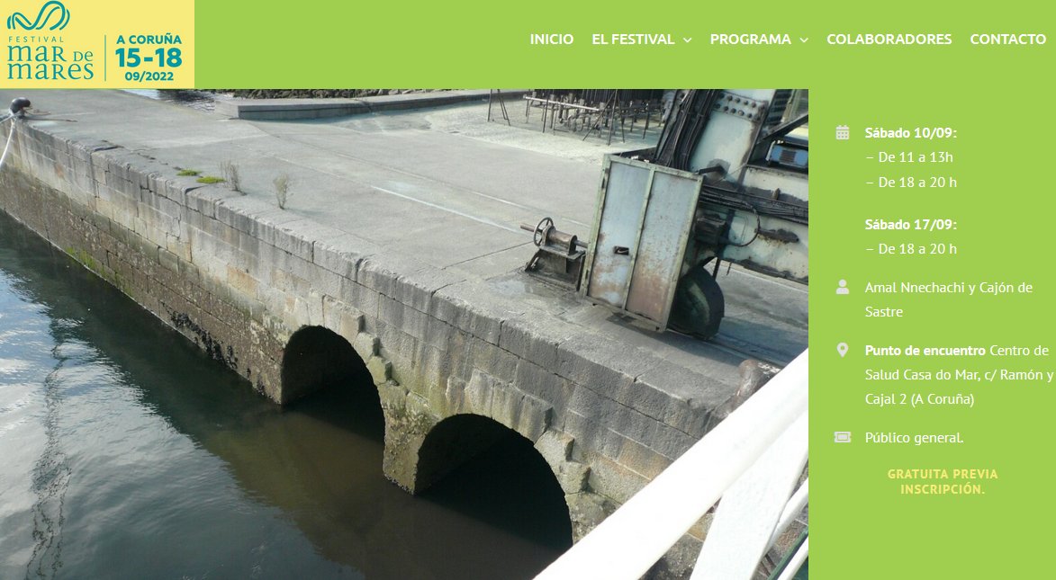 cartolab's tweet photo. Dentro del #FestivalMardeMares en colaboración con @FestMardeMares @cajondesastrete y  @CatEmalcsaUdc desde #MonRiveR organizamos el evento Remontando Monelos https://t.co/zPZnqKeoE0 https://t.co/zrtsnZ7ADC