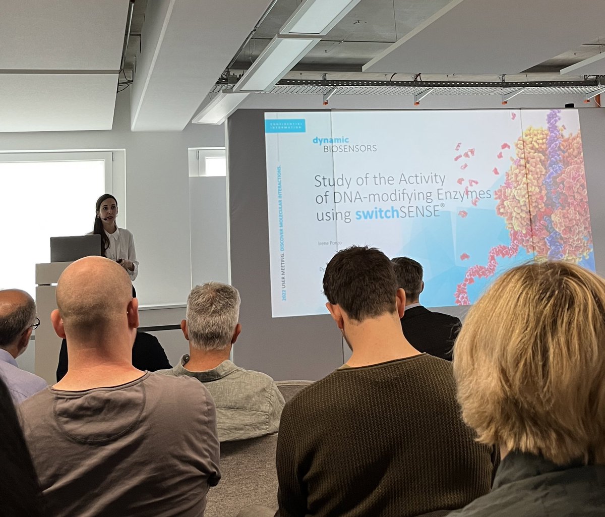 Daisy Paiva (@daisypaiva3) on Twitter photo Day 2 of @DBS_GmbH User Meeting started with an amazing session about DNA binders and enzymes. Great to see how my colleagues Anahi and <a href="/ponzo_irene/">Irene Ponzo</a> developed during their PhD. Time pass by quickly! #switchsense #discovermolecularinteractions Day 2 of @DBS_GmbH User Meeting started with an amazing session about DNA binders and enzymes. Great to see how my colleagues Anahi and <a href="/ponzo_irene/">Irene Ponzo</a> developed during their PhD. Time pass by quickly! #switchsense #discovermolecularinteractions