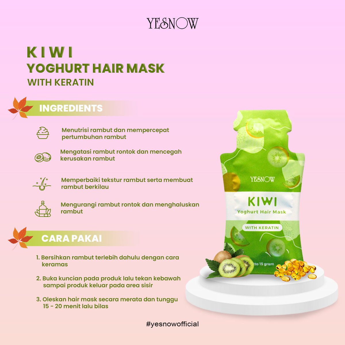 yesnowofficial's tweet photo. Gak bakal nyesel deh kalo kalian rutin maskeran rambut, pakai Yoghurt Hair Masknya 🤪

Soalnya praktis banget dan punya best ingredients untuk dapetin hair goals kamu 😍✨
#yesnowofficial #yesnowhaircare #yesnowhairmask #hairmaskkeratin #haircarelokal https://t.co/0K6iuYQqbd