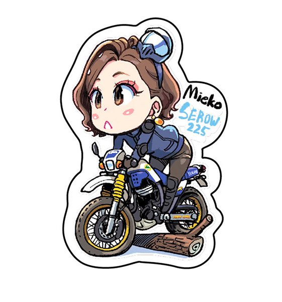 そんなわけでッ。オフロードシリーズアクキー見栄子セロー225 NEWカラー、イエロー&ブルー予約開始‼️ 月末発送の予定です。
真琴KLX250、ぷりんXLR250も忘れずに❤️
https://t.co/vEhCOnCITW 