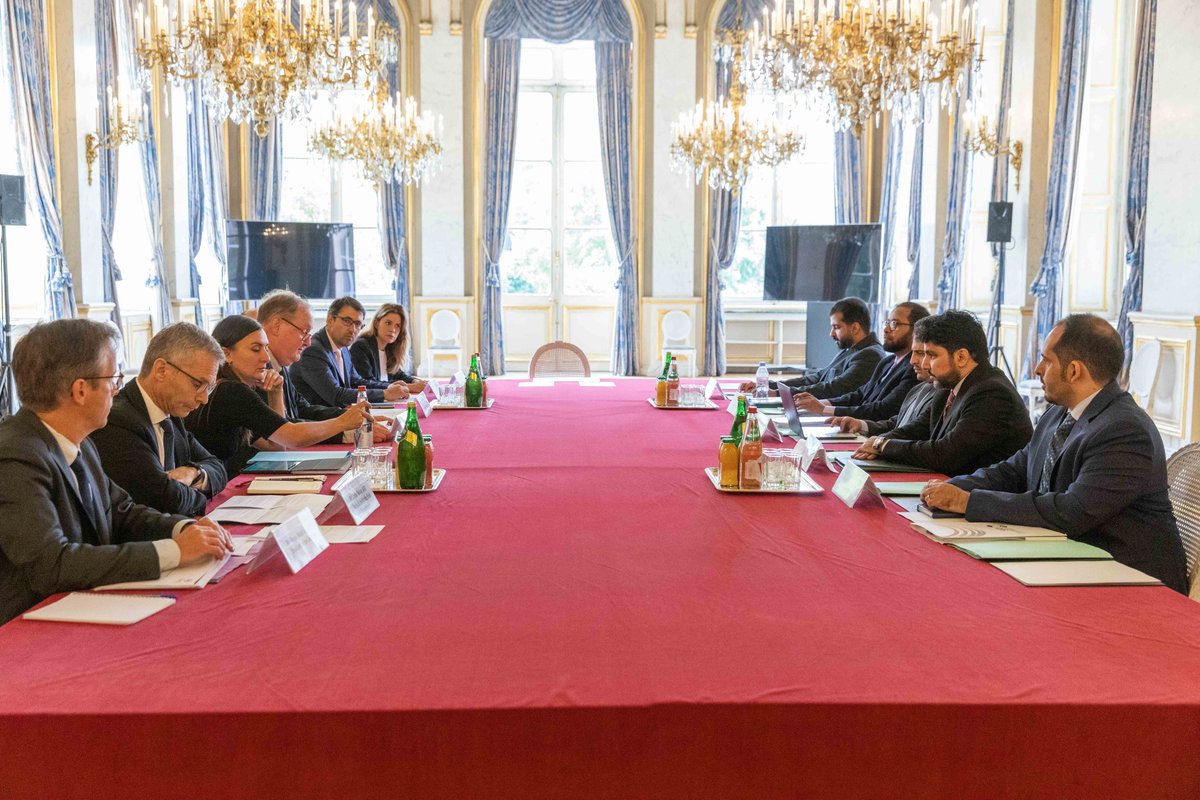 francediplo_EN's tweet photo. .@francediplo hosted the 1st meeting of the steering committee of the Franco-Saudi humanitarian mechanism for #Lebanon. This meeting was an opportunity for 🇫🇷&amp;🇸🇦 to strengthen their cooperation on concrete projects in support of the vulnerable populations of Lebanon. https://t.co/G7A84F1MYY