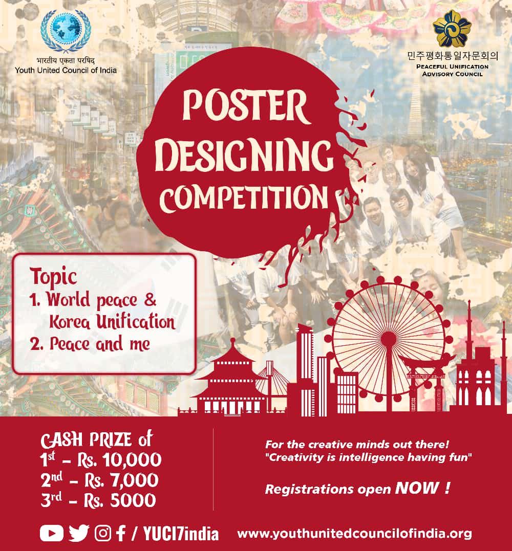 Vidhya (@poppy_vidhya) on Twitter photo Youth United council of India and Peaceful Unification Advisory council together brings to you the Poster making on the topic "Korea Unification"
First 50 registrations can avail 80% off and register at just Rs.100
Register now
forms.gle/9S3QXdeb558tfC…
@YUCI7india <a href="/Yuciactivities/">YUCI Activities Official</a> Youth United council of India and Peaceful Unification Advisory council together brings to you the Poster making on the topic "Korea Unification"
First 50 registrations can avail 80% off and register at just Rs.100
Register now
forms.gle/9S3QXdeb558tfC…
@YUCI7india <a href="/Yuciactivities/">YUCI Activities Official</a>