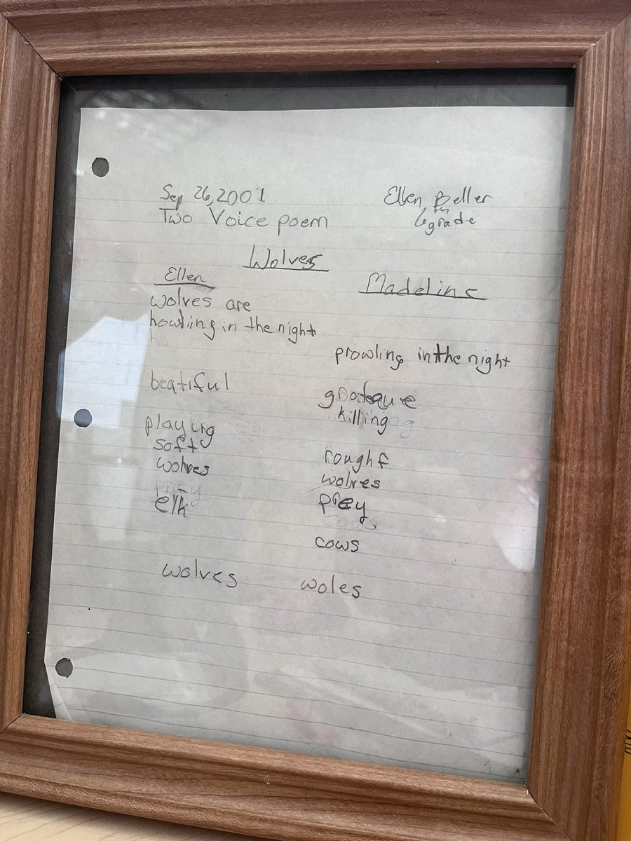 Ellen Candler, PhD (@offal_watcher) on Twitter photo Remembering what motivated me so long ago! I wrote this with my best friend, a rancher’s daughter, as a 6th grade writing assignment. #humanwildlifeconflict #wolves #humandimensions <a href="/PathwaysCon/">Pathways: Human Dimensions of Wildlife Conference</a> <a href="/hwctf/">IUCN SSC Human-Wildlife Conflict & Coexistence SG</a> <a href="/HWCoex/">Human-Wildlife Coexistence: Science & Practice</a> <a href="/IntlWolfCenter/">International Wolf Center</a> Remembering what motivated me so long ago! I wrote this with my best friend, a rancher’s daughter, as a 6th grade writing assignment. #humanwildlifeconflict #wolves #humandimensions <a href="/PathwaysCon/">Pathways: Human Dimensions of Wildlife Conference</a> <a href="/hwctf/">IUCN SSC Human-Wildlife Conflict & Coexistence SG</a> <a href="/HWCoex/">Human-Wildlife Coexistence: Science & Practice</a> <a href="/IntlWolfCenter/">International Wolf Center</a>