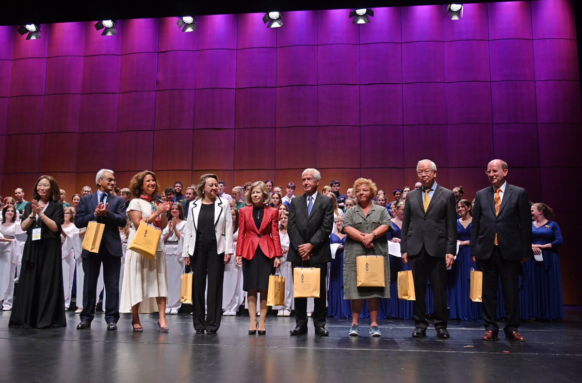 OzgulOzkanYAVUZ's tweet photo. İstanbul is the next destination for The World Symposium on Choral Music #WSCM 🎶
Türkiye is ready to welcome choirs from all around the world in our brand new opera hall Istanbul AKM !
The theme of our Symposium will be #ChangingHorizons.
#WSCM2023Istanbul
@IFCMofficial https://t.co/mmsKHIcSsd