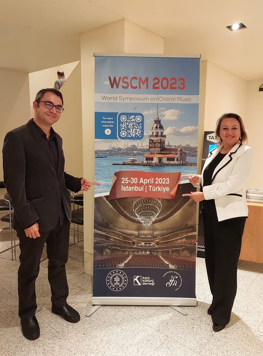 OzgulOzkanYAVUZ's tweet photo. İstanbul is the next destination for The World Symposium on Choral Music #WSCM 🎶
Türkiye is ready to welcome choirs from all around the world in our brand new opera hall Istanbul AKM !
The theme of our Symposium will be #ChangingHorizons.
#WSCM2023Istanbul
@IFCMofficial https://t.co/mmsKHIcSsd