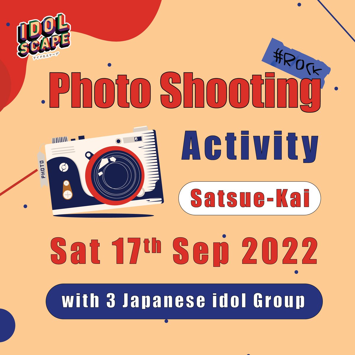 idol_scape's tweet photo. Announcement

Satsue-Kai activity with 3 Japanese idol group for photo shooting activity  Only available for the first time in Thailand with 2 rounds on Saturday September 17, 2022.

Venue: New York Studio

#IdolScape https://t.co/oMnLFWNKN4