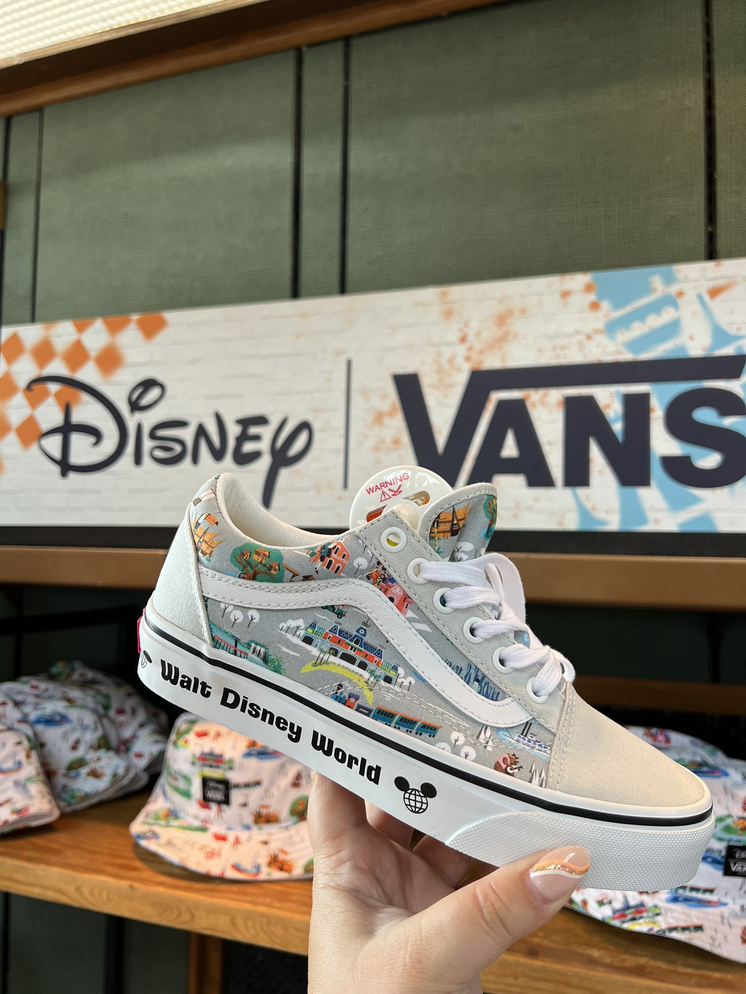 WDW News Today on X Vans x Walt Disney World 50th anniversary sneakers available in Port of Entry in EPCOT https t c1e35p0YuR X