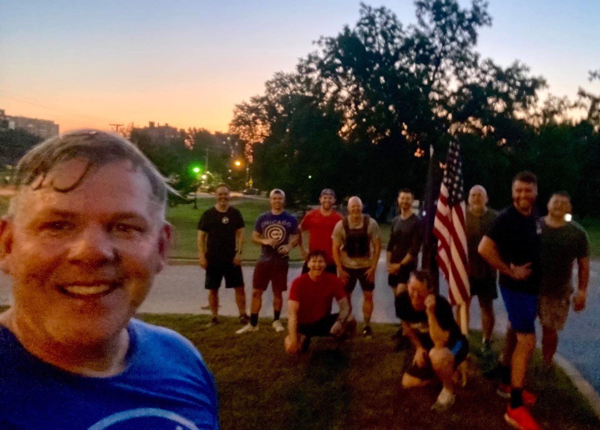 F3 KansasCity (@f3kansascity) on Twitter photo F3 Kansas City Thursday!
Chophouse - 9 for DogeCoin IPC week 1 math πͺ
Battlefield - 11 for Cheesehead. Jello salad and anchovies π€
Gold Rush - 13 for Poindexter wobbled it up. Welcome FNG βBad Medicineβ ! π
DarkRoast- 8 for Gβs Nutz with down range pax βStolenValorβ! πββοΈ F3 Kansas City Thursday!
Chophouse - 9 for DogeCoin IPC week 1 math πͺ
Battlefield - 11 for Cheesehead. Jello salad and anchovies π€
Gold Rush - 13 for Poindexter wobbled it up. Welcome FNG βBad Medicineβ ! π
DarkRoast- 8 for Gβs Nutz with down range pax βStolenValorβ! πββοΈ