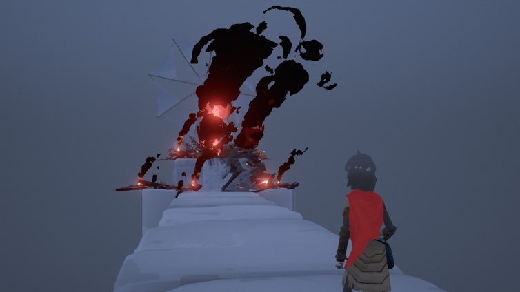 Recovering from surgery I treated myself to <a href="/RiMEGame/">Rime 💙🦊</a> by superstar <a href="/robyescombe/">Rob Yescombe</a> 
Love it buy it play it

Pursued by a manifestation of my own anger I, naturally, turned to confront it head on. And won a trophy for going the wrong way.