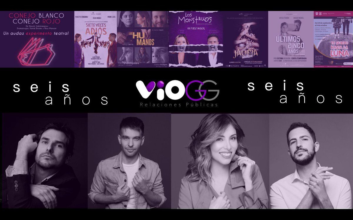 viogg_rp's tweet photo. Hoy cumplimos SEIS años, y estamos felices y agradecidos. 

Gracias… SIEMPRE.
A todos los productores, actores, actrices, directores y medios de comunicación. 💜 https://t.co/GrWcQZznD7