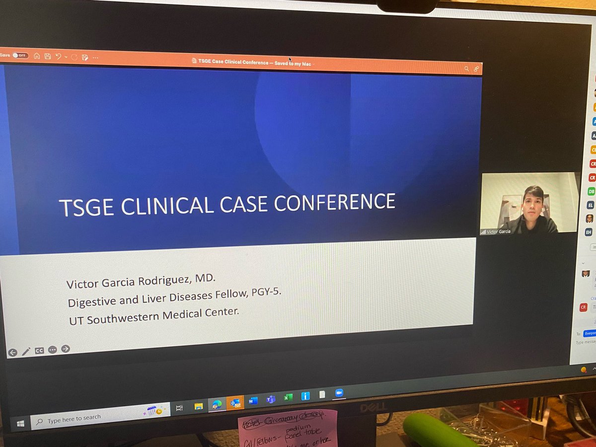 Last night’s Clinical Case Conference was a success! Many thanks to the TSGE Academic Task Force and our wonderful presenters 👏 @victorGRMD @crosenstengle and Dr. Ian Greenberg 👨‍💻