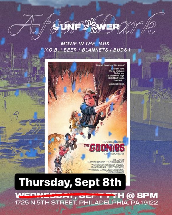 sunflowerphl's tweet photo. Join us for a free movie in the park🌻 https://t.co/tcDVY9cMhg