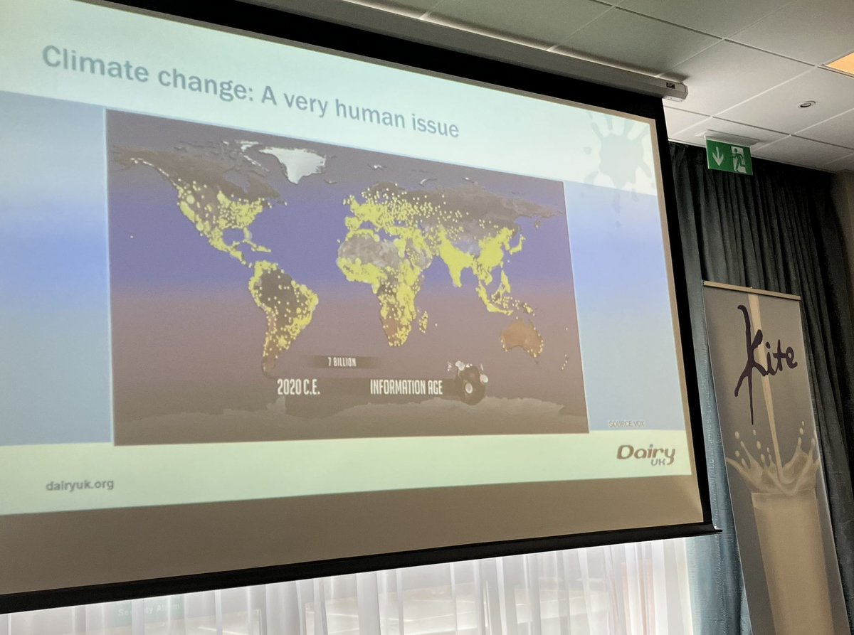 “This is the (sustainability) issue in a nutshell, each dot represents a million people &amp; we only have one planetary boundary &amp; #Dairy is a vital part of feeding these people” Judith Bryans <a href="/dairyuk/">Dairy UK</a> at <a href="/britishdairying/">British Dairying</a> <a href="/molevalley/">Mole Valley Farmers</a> <a href="/LelyMidlands/">Lely Center Midlands</a>