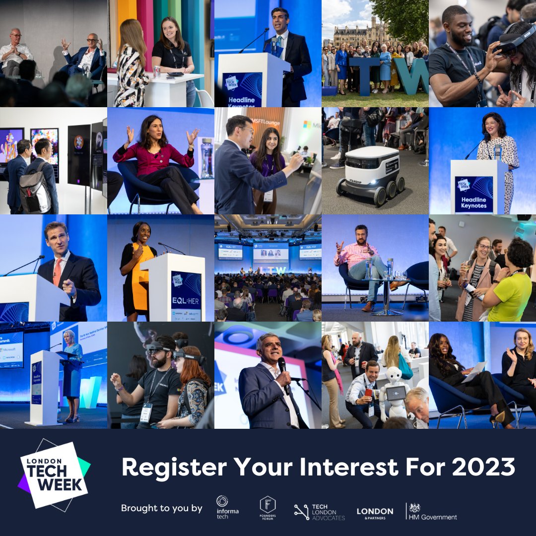FFxHealthTech's tweet photo. We are looking for people with a passion for #tech, who want to network with like-minded individuals &amp; share their expertise 😎

Come join us at London Tech Week 2023 &amp; help us shape the future of #technology in the UK 🙌

Register your interest here https://t.co/ivQCfkEfs3 🤩 https://t.co/YwCvamoYka