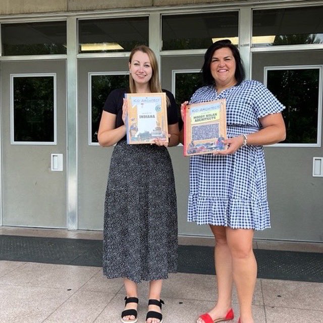 We were happy to give 110 copies of “Kid Architect” written by local author, Gary Vance, to our friends at Christel House Indianapolis! These books will help 4th grade learn about architecture, interior design, landscape design and construction management! 🔨📚 #education