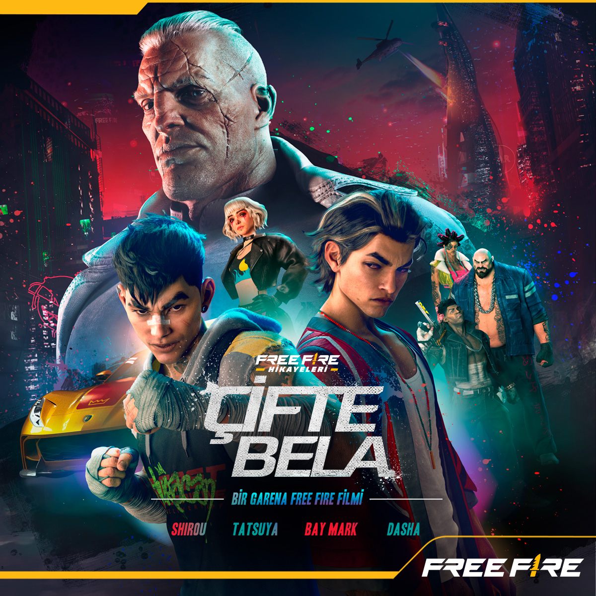 Yakında Garena tarafından oluşturulan kısa filmlerde iki kardeş Shiro ve Tatsuya'nın yeni hikayesi "Çifte Bela" ile tanışmaya hazır ol🔥🔥

#GarenaFreeFire #FreeFireTürkiye
#FreeFireHikayeleriÇifteBela