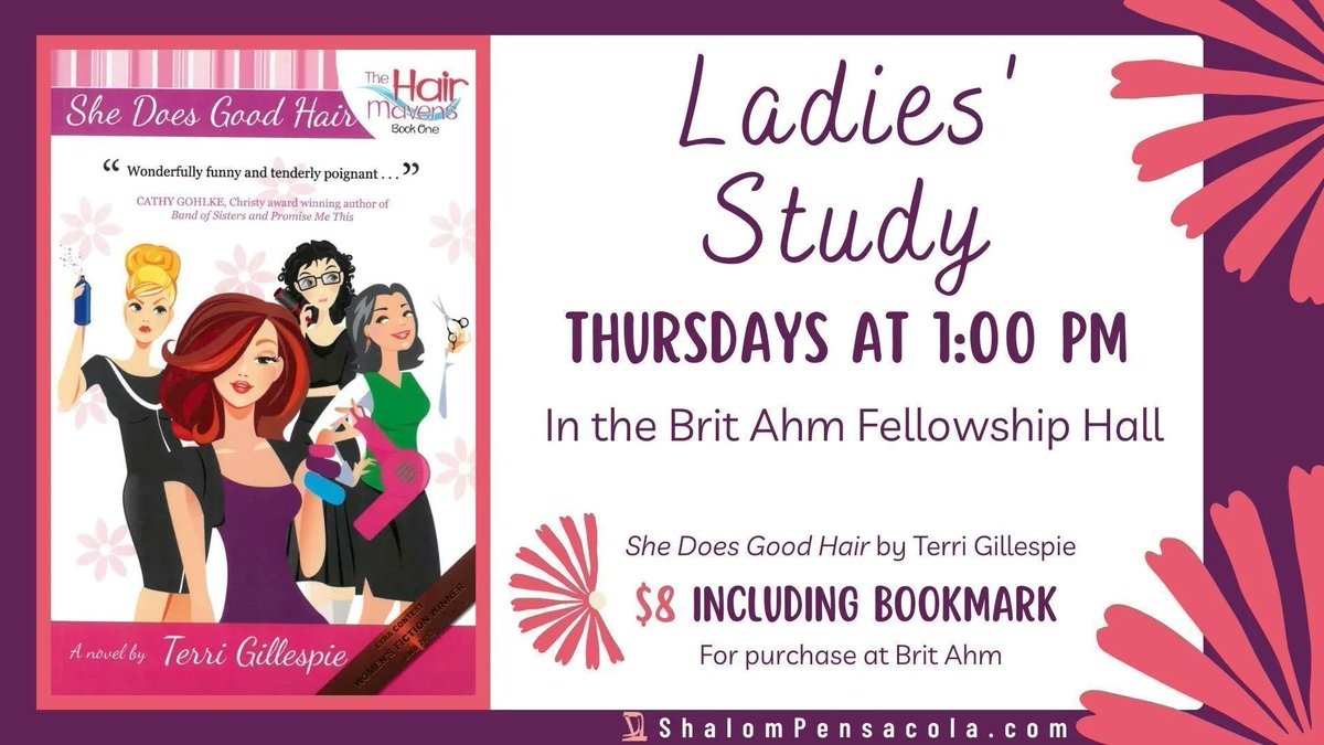 BritAhm's tweet photo. Join us for Ladies' Study today, at 1:00 PM, in the Fellowship Hall! 
Ladies ages 13 and up are welcome to attend.
https://t.co/B3yd6GF22w https://t.co/qBiVvRBVjU