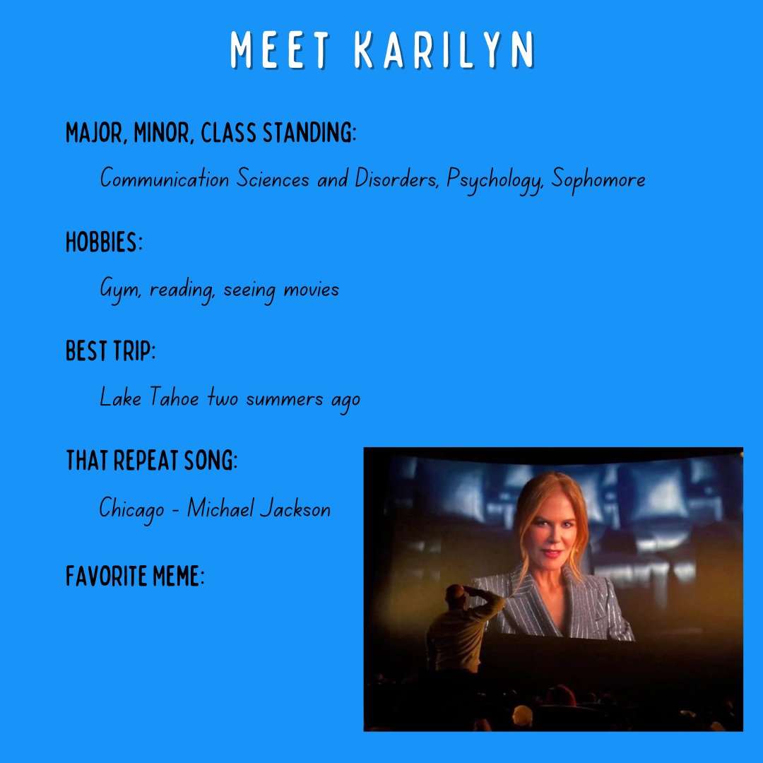 UCFKMETC's tweet photo. Our last set of Meet the Peers is today! They are: Kishan, Jazmen, and Karilyn 🤗 Scroll through to see what our peers are about (and of course the funny memes!)

#ucf #ucfkmetc #ucfpeercoaching #ucfknights #gkco #coaching #peercoaching #majorexploration #kmetc https://t.co/bf3bgVp6hW