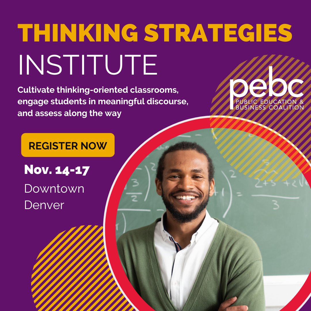 A participant last year described our Thinking Strategies Institute as, “Transformative… An authentic exploration of what it means to be an #educator and how to best touch the lives and minds of students.” Be part of the transformation: ow.ly/rA3650KCrCB #growthmindset