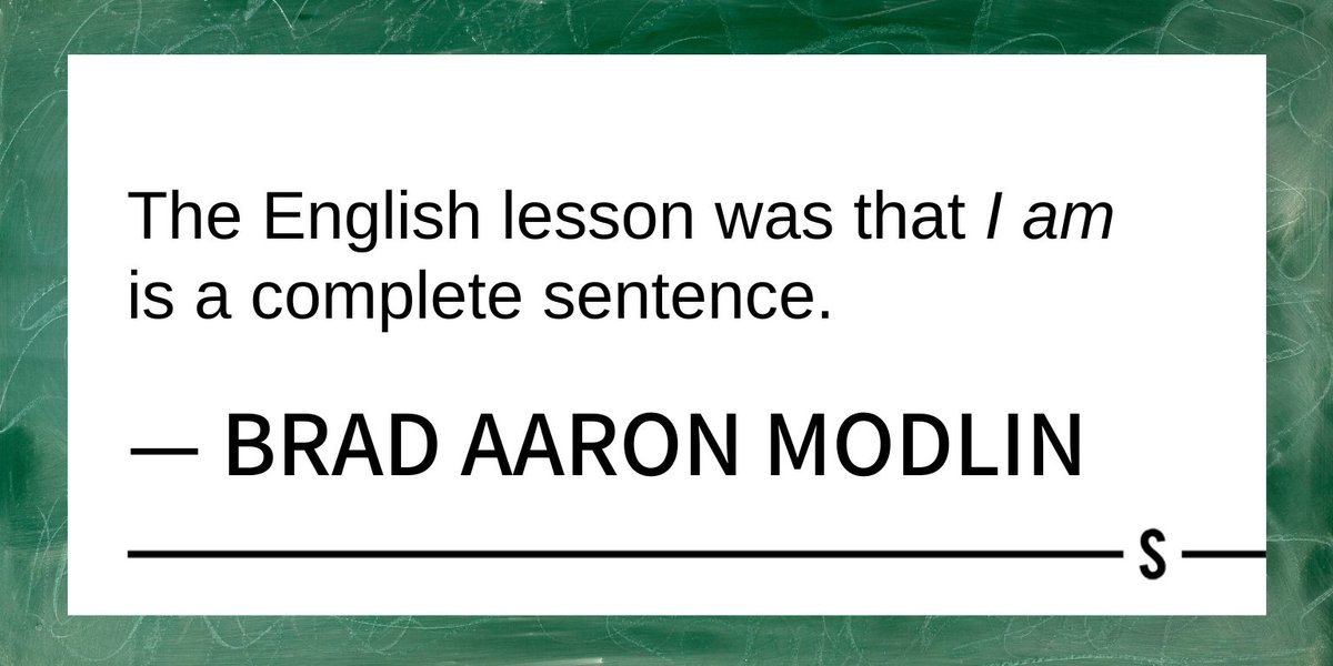 “Today’s poem imagines what it would have been like to have been taught some of life’s biggest lessons in elementary school.”

Today’s poem is “What You Missed That Day You Were Absent From Fourth Grade” by @bradaaronmodlin <a href="/SEMOPress/">SEMOPress</a> bit.ly/3d1xu0E