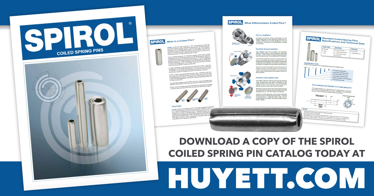 GLHuyett's tweet image. Who&apos;s the best subject matter expert for a product? The inventor, of course. The @SPIROLIntCorp® catalog explains everything you need to know about the coiled spring pin because...well, they invented it: hubs.ly/Q01kQ-1w0
#coiledspringpins #SPIROL #Huyett