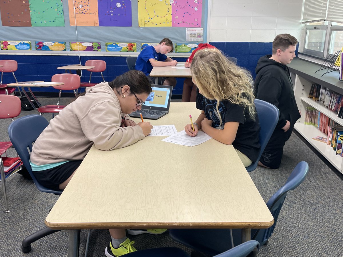 toadalteacher's tweet photo. Getting ready for our first unit with a team inferencing activity!  #ByramPride https://t.co/bnfxTDuwkX