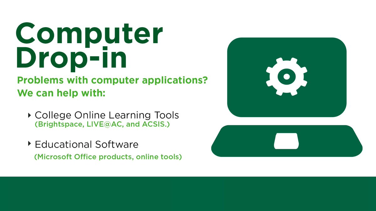 AC Library on Twitter "Do you have Q's about Brightspace, Zoom, ACSIS