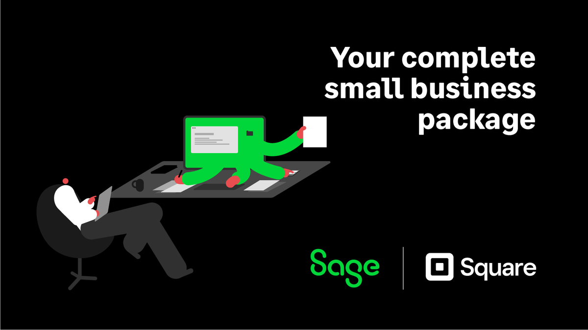 Sage_Canada's tweet photo. The best of @Square and Sage Accounting in one seamless experience for small businesses. Sync your sales, save time and forecast your success. 

See how it works ➡️ https://t.co/nI58XgpF57 https://t.co/ZvYPMIch3b