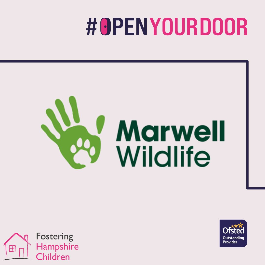 We would like to thank @marwellzoo  in supporting us to find 150 foster carers across Hampshire. Marwell offers wide open spaces, animal walk-throughs, adventure playgrounds, and a variety of cafes and shops to help you make the most of your visit. #Partnerships #OpenYourDoor