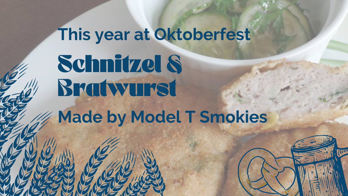 If you’re going to throw a Bavarian themed party then you’d better have schnitzel and bratwurst, so, we are! See you at #OktoberfestYQL