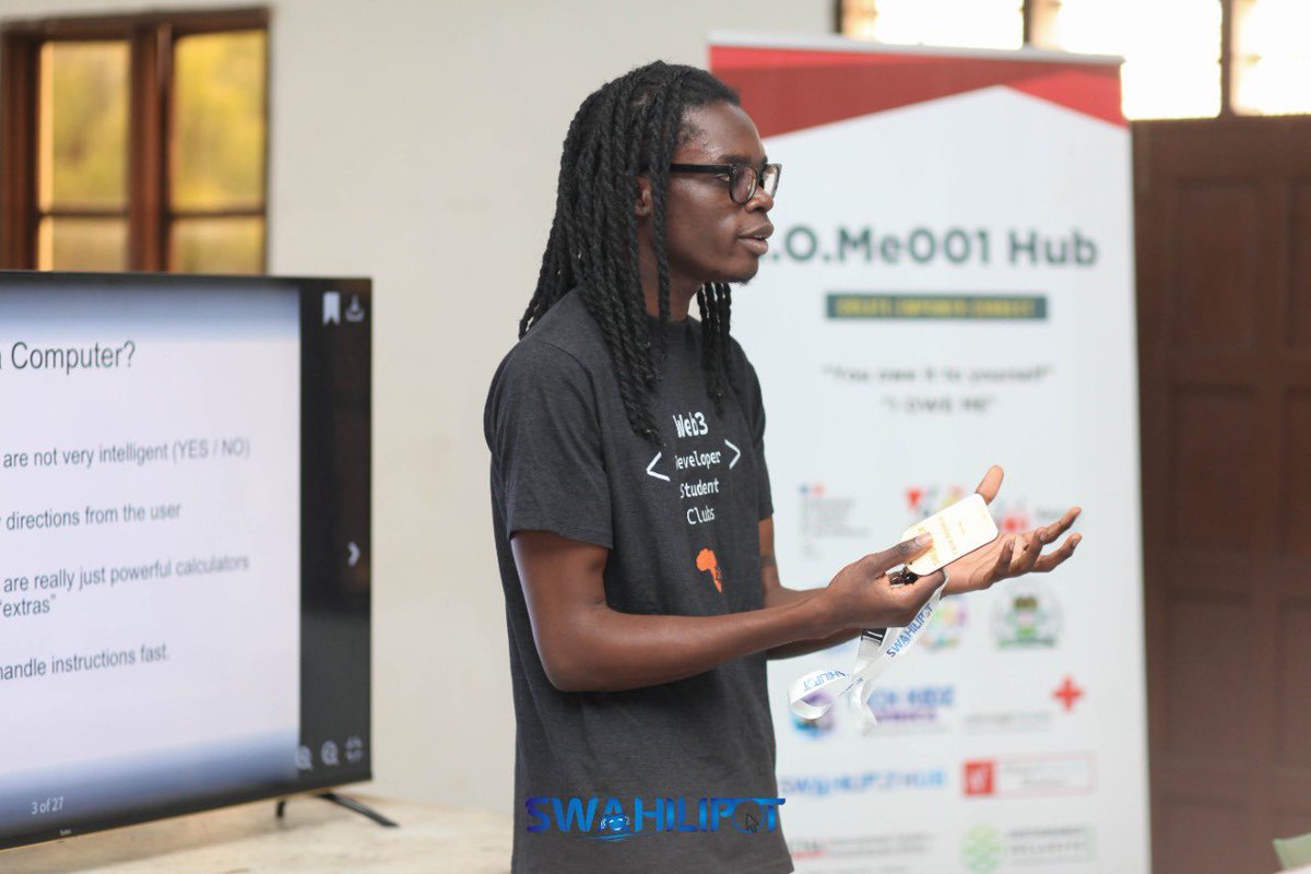 Through  <a href="/FranceinKenya/">FrenchEmbassyKenya</a> under the FSPI project with <a href="/KenyaRedCross/">Kenya Red Cross</a> . <a href="/swahilipothub/">Swahilipot Hub</a> trained the first cohort on Digital skills, entailing Digital communications and graphic design. The program will leverage on other existing opportunities aimed to empower the youth economically